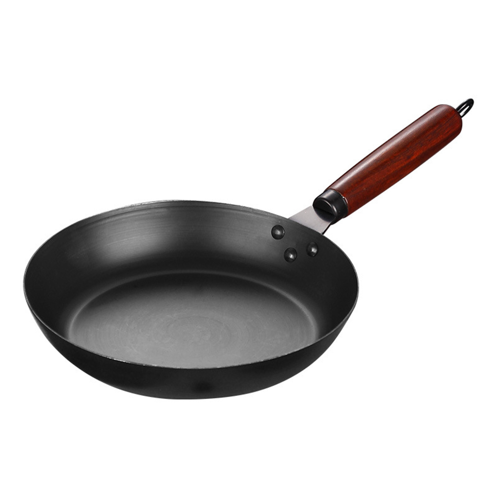 Gusseiserne Pfanne Mit Gleichmäßiger Hitzeverteilung, Vielseitige Bratpfanne Mit Komfortablem Griff Für Das Tägliche Kochen Zu Hause.