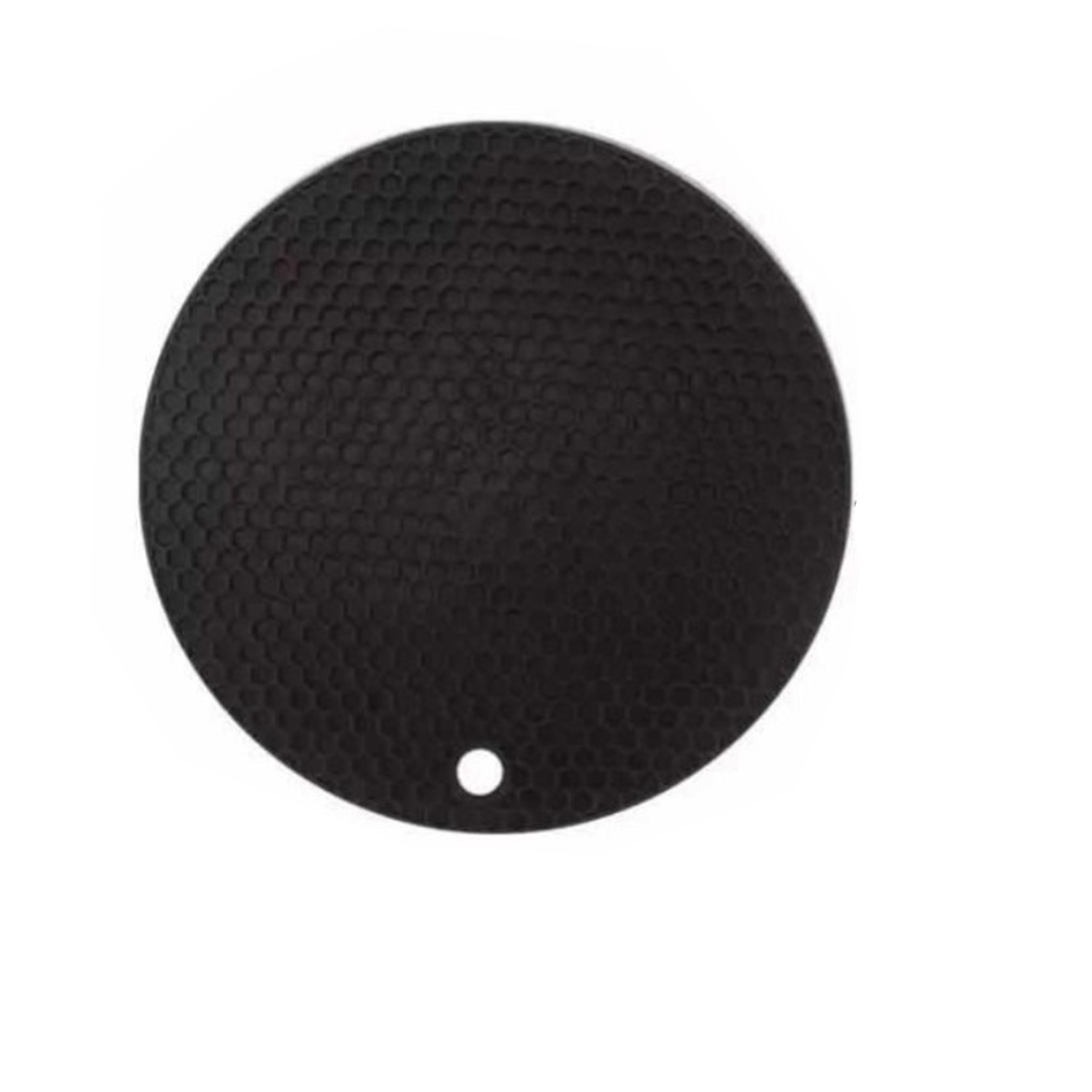 Rundes, Ungiftiges Gummi-platzset, Rutschfest, Hitzebeständig, Waschbar, Isolierendes Tischkissen Für Tasse Und Schüssel, Schwarz, 15,5 Cm / 6,1 Zoll.