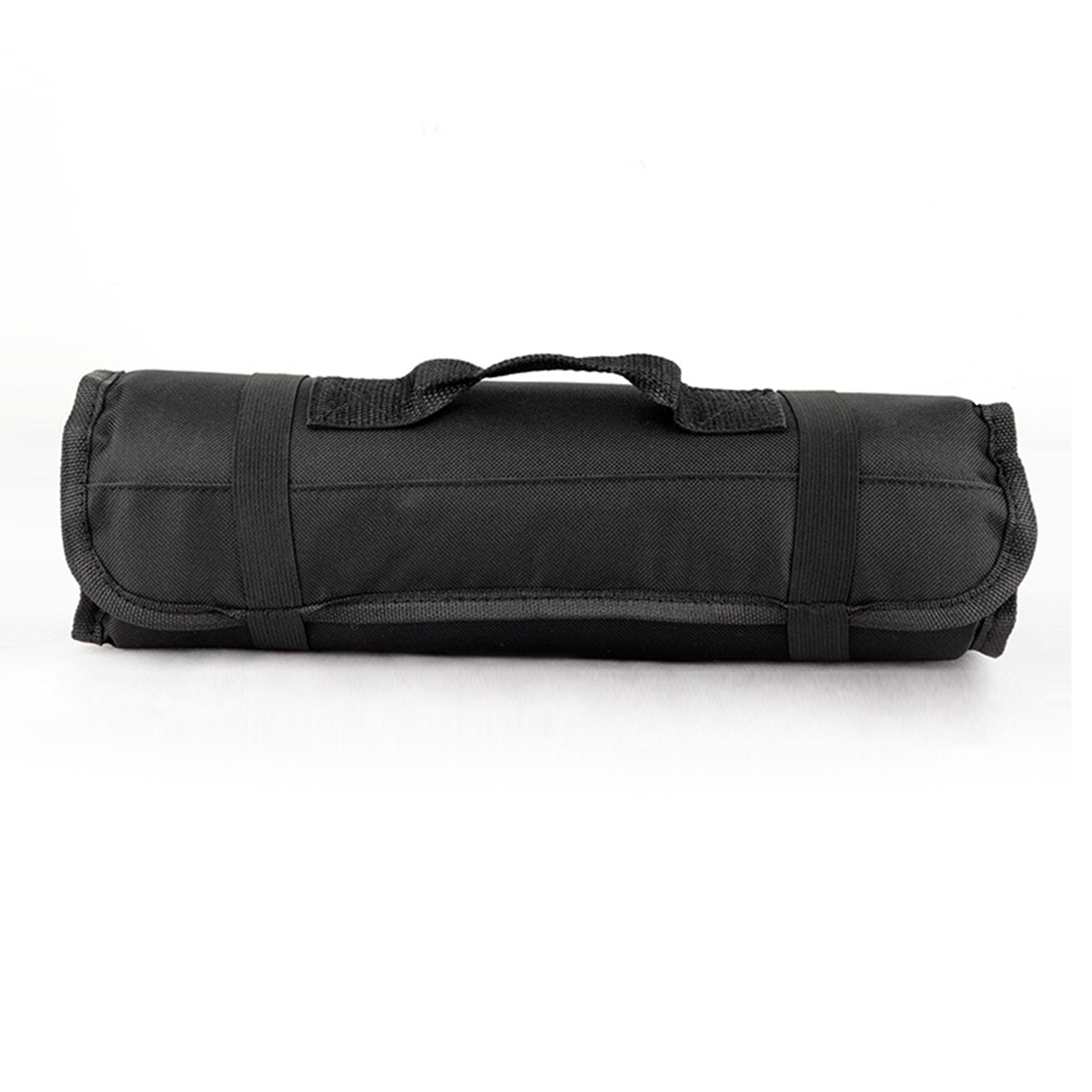 Kochwerkzeugtasche Aus Oxford-gewebe, Tragbare Gabeltasche Mit Griff Für Kulinarische Reisen, Schwarz.