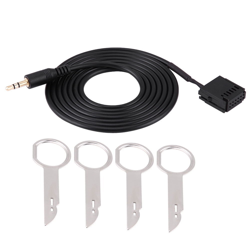Aux-kabel, Schwarzes Ersatz-audiokabel Für Autozubehör Der Serie 6000cd.