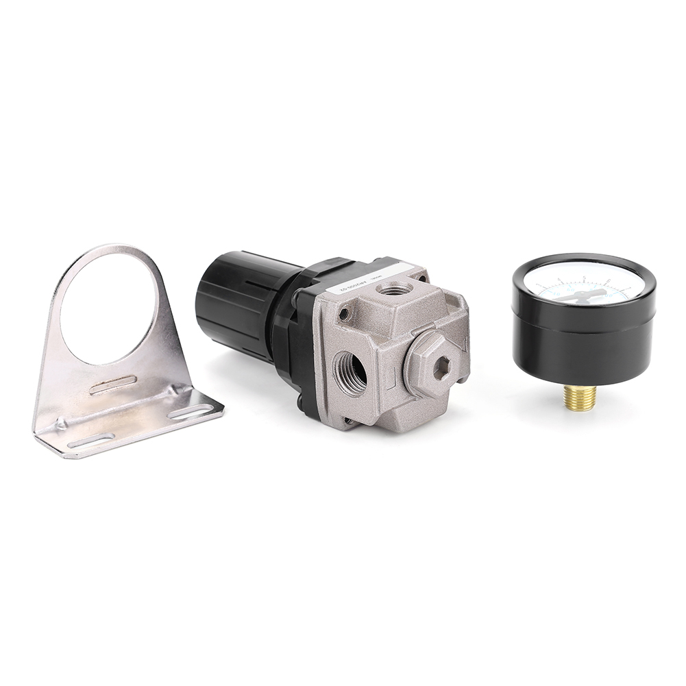 Luftkompressor, G1/4-anschluss, Mini-regler G1/4-anschluss, Stahlgeschütztes Manometer Für Das Drucksystem.