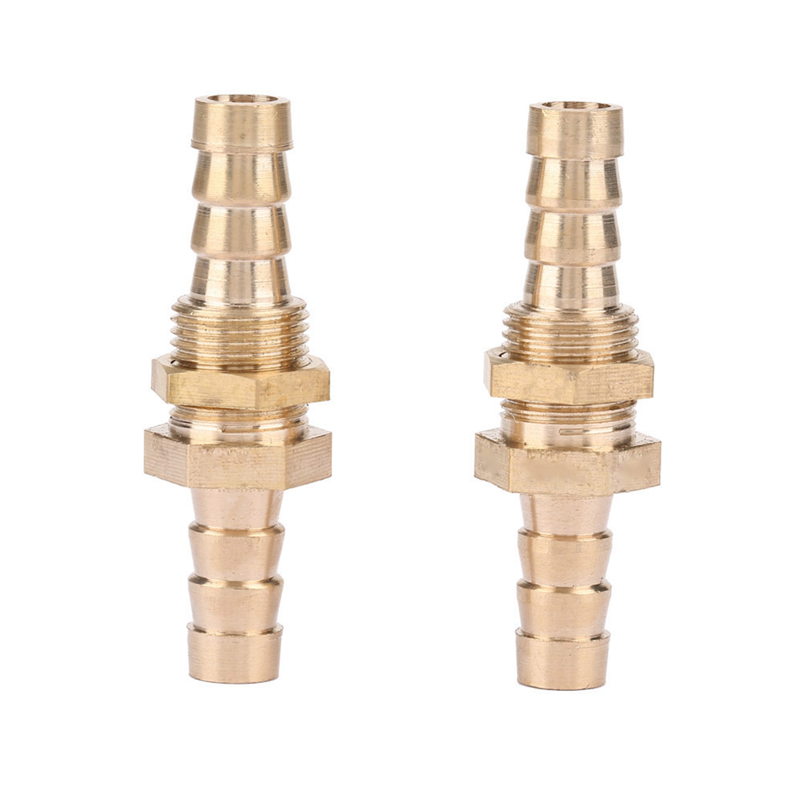 Messing-rohrverschraubungs-kupplungsadapter, 2 Stück (10 Mm).