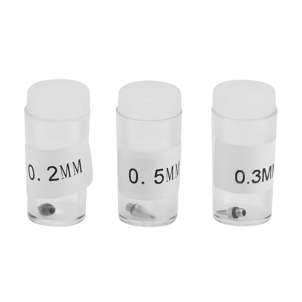 Airbrush-düsen Und -nadeln 0,2 Mm 0,3 Mm 0,5 Mm, 3 Stück, Ersatzteile.