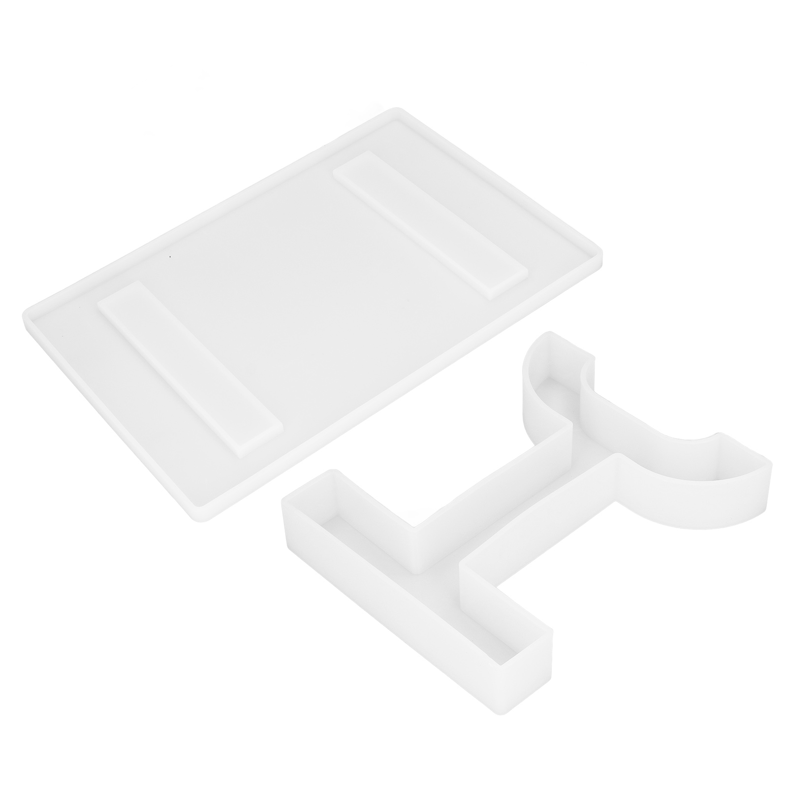 Diy Kristall-epoxidharzform Computertisch Schreibtischständer Bastelsilikon Heimbüro Dekoration (t-förmige Füße Schreibtischset 60783).