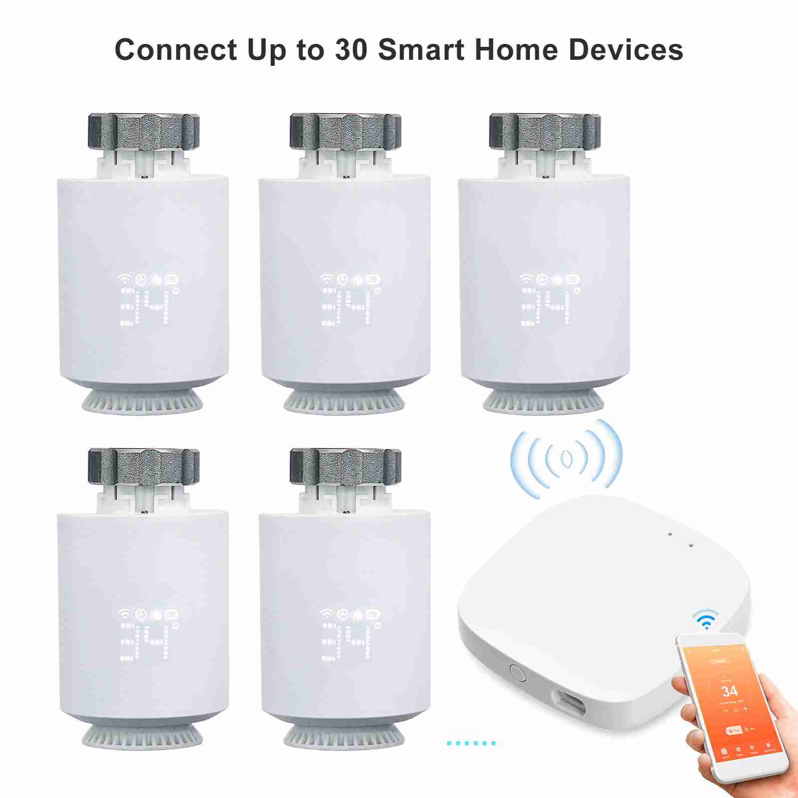 Für Zigbee 3.0, 30 Angeschlossene Geräte, App-unterstützung, Sprachsteuerung, Usb-gateway, Home Assistant.