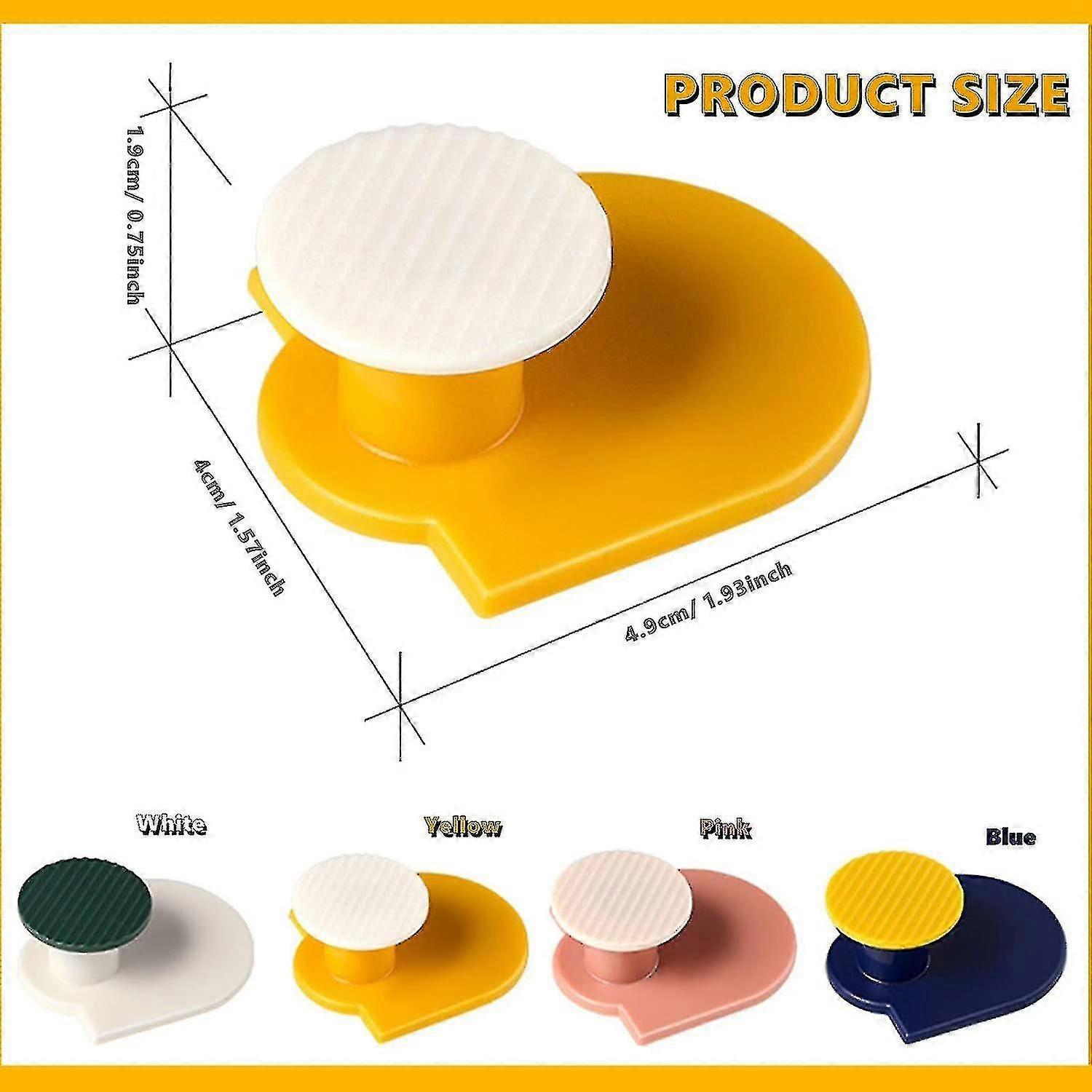 Selbstklebende Wandhaken, 4er-pack, Wasserfest, Geometrische Formen, Robuste Wandhaken Von Bdliv