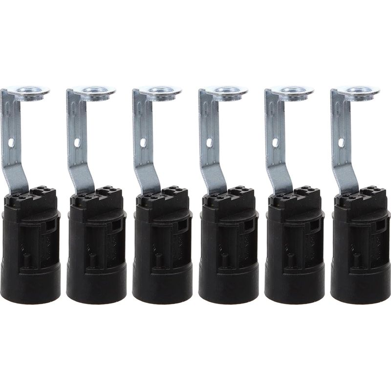 E14-ersatzfassungen Mit Halterung Für Dekorative Lampen, Höhenverstellbar Bis 70 Mm, 6er-pack, Lampen- Und Kronleuchterzubehör