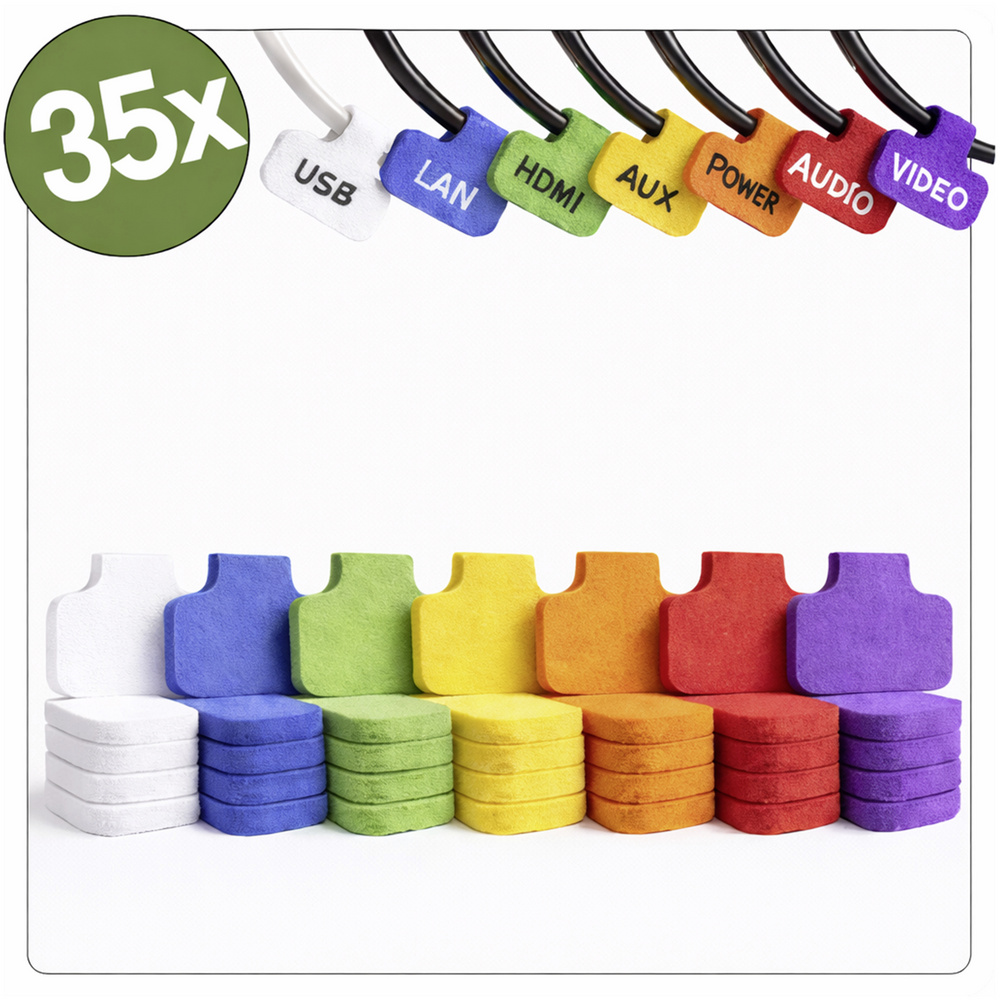 Quadrios 26ca790 26ca790 Kabel-etikett 40 X 20 Mm Anzahl Etiketten: 35