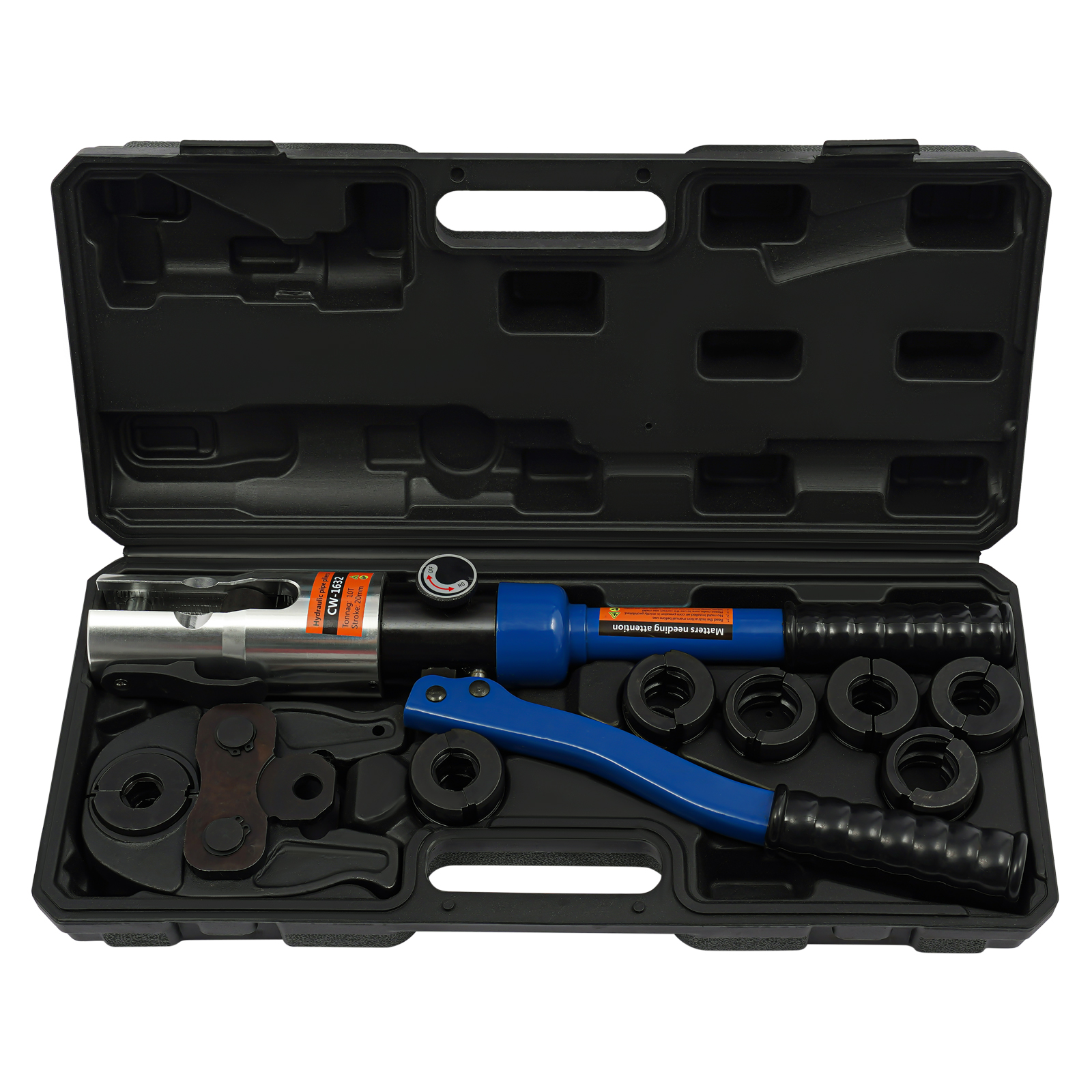 Professionelle Presszange (hydraulisch) V-contour-presswerkzeug (sc Contour) 12-15-18-22-28 Hpz-presswerkzeugsatz Mit Um 180° Schwenkbarem Kopf, Für Rohre Aus Kupfer, Kohlenstoffstahl Und Edelstahl
