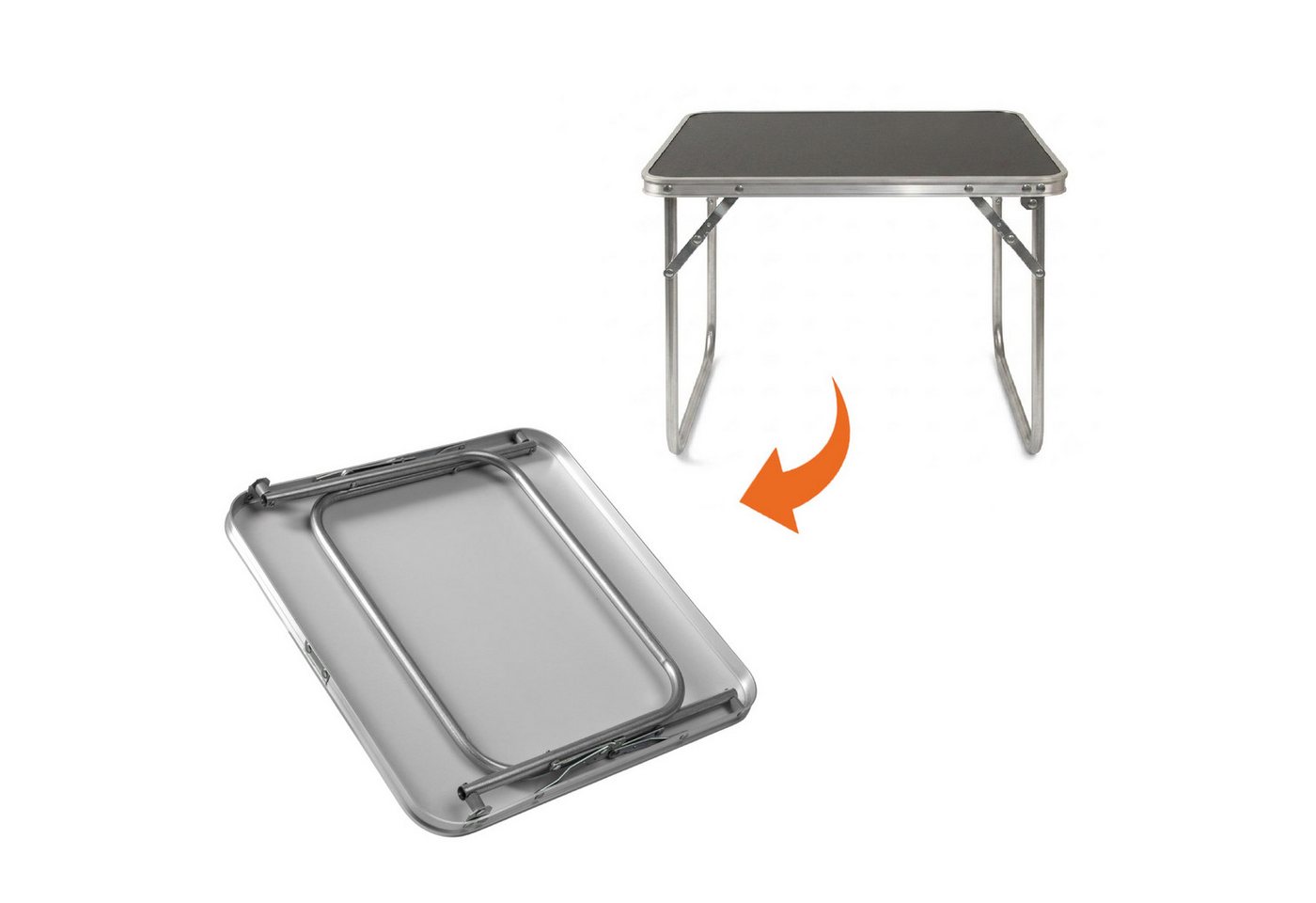 Mini Alu Campingtisch Schwarz Klappbar - 40 X 40 Cm - Outdoor Klapptisch Klein Belastbarkeit Bis 15 Kg Bild 5