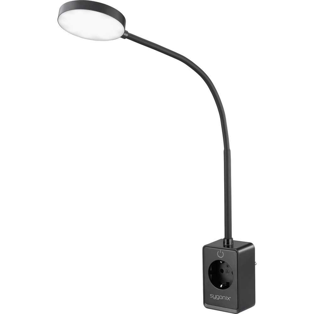Sygonix Sy-6906670 Led-wandleuchte Led Eek: F (a - G) 4.5 W Led Schwarz