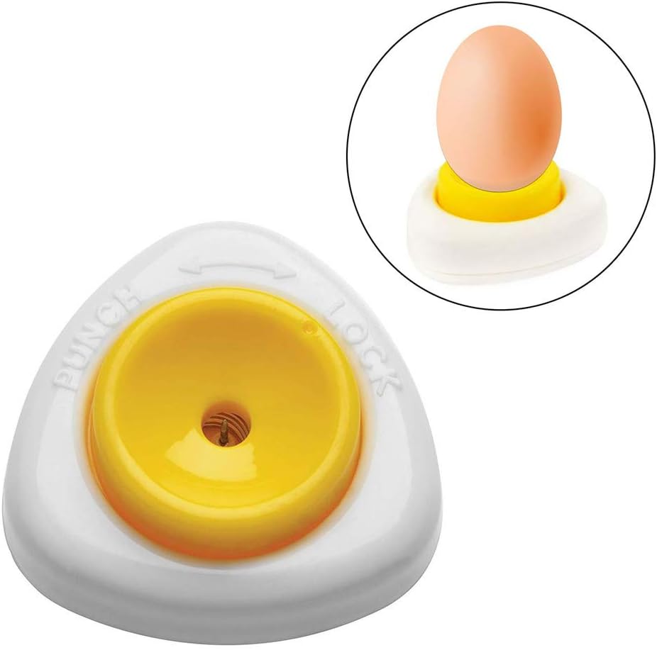 Perforateur À Œufs Semi-automatique Avec Mécanisme De Verrouillage, Pour La Cuisine, La Salle À Manger Et Le Bar, Pour Percer Les Œufs De Poule, En Plastique Abs Avec Inserts En Plastique, Environ 5,5