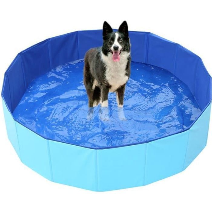 Hunde-schwimmbecken - Name - Folle - Rutschfest - Pvc - Tragbares Etikett