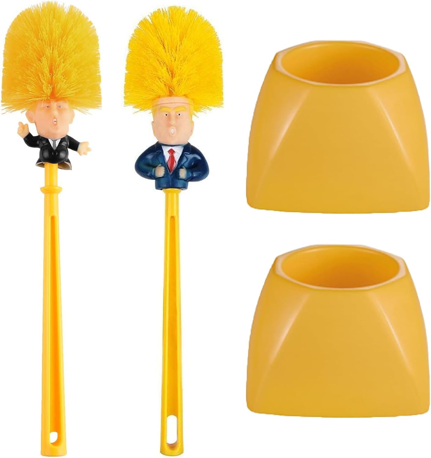 Ensemble De 2 Brosses De Toilette, Brosse Murale/sur Pied, Brosse Avec Support, Séchage Rapide, Brosse Sans Odeur, Cadeau Idéal Pour La Maison Et La Salle De Bain
