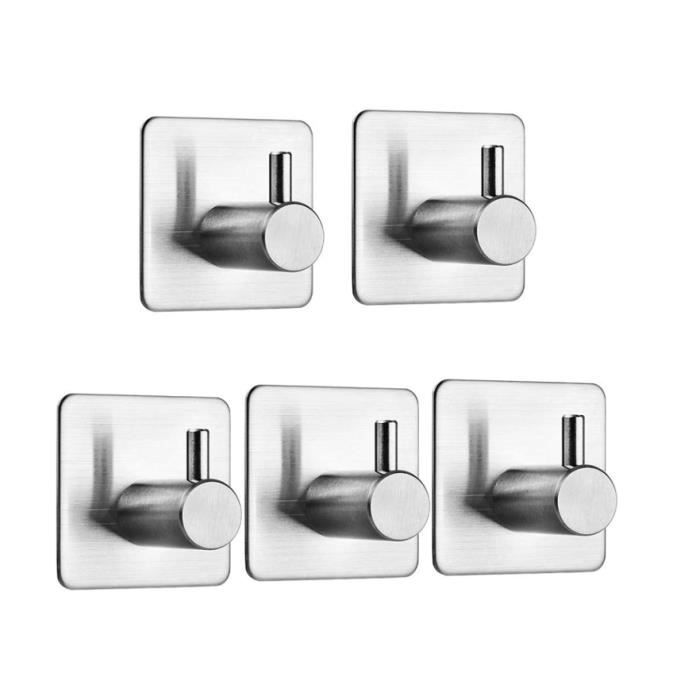 Klebehaken – Edelstahl – 5er-pack – Aufbewahrung Im Innenbereich – Modernes Design