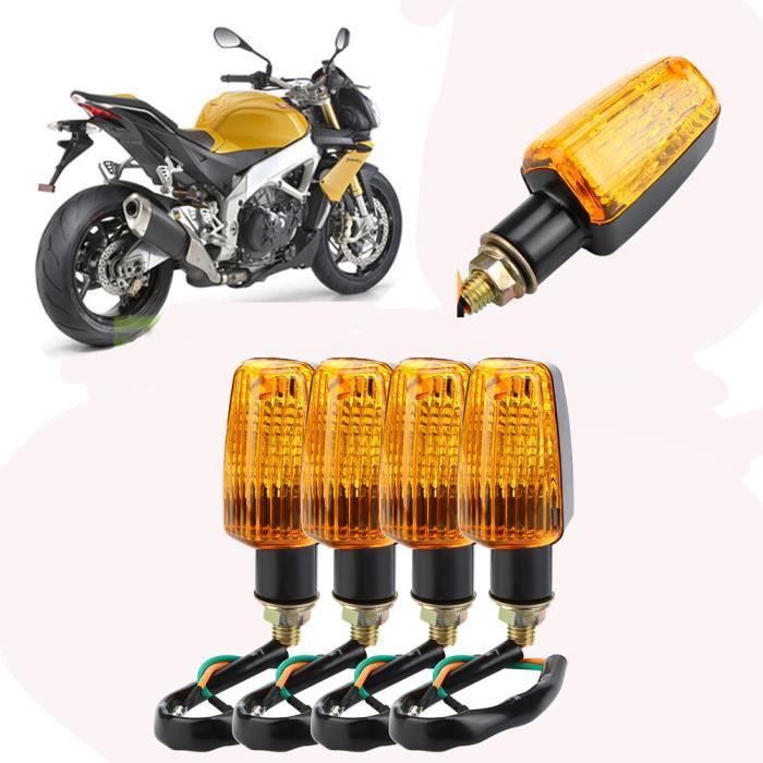 4 Universelle Motorradblinker, Orangefarbene Blinklichter, Mlc70508352