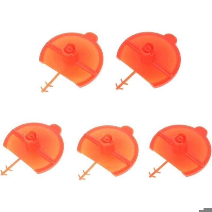 Flachdüse – 5er-pack – Strapazierfähiges Polypropylen – Abmessungen: 4,8 X 3,7 Cm – Einfache Installation