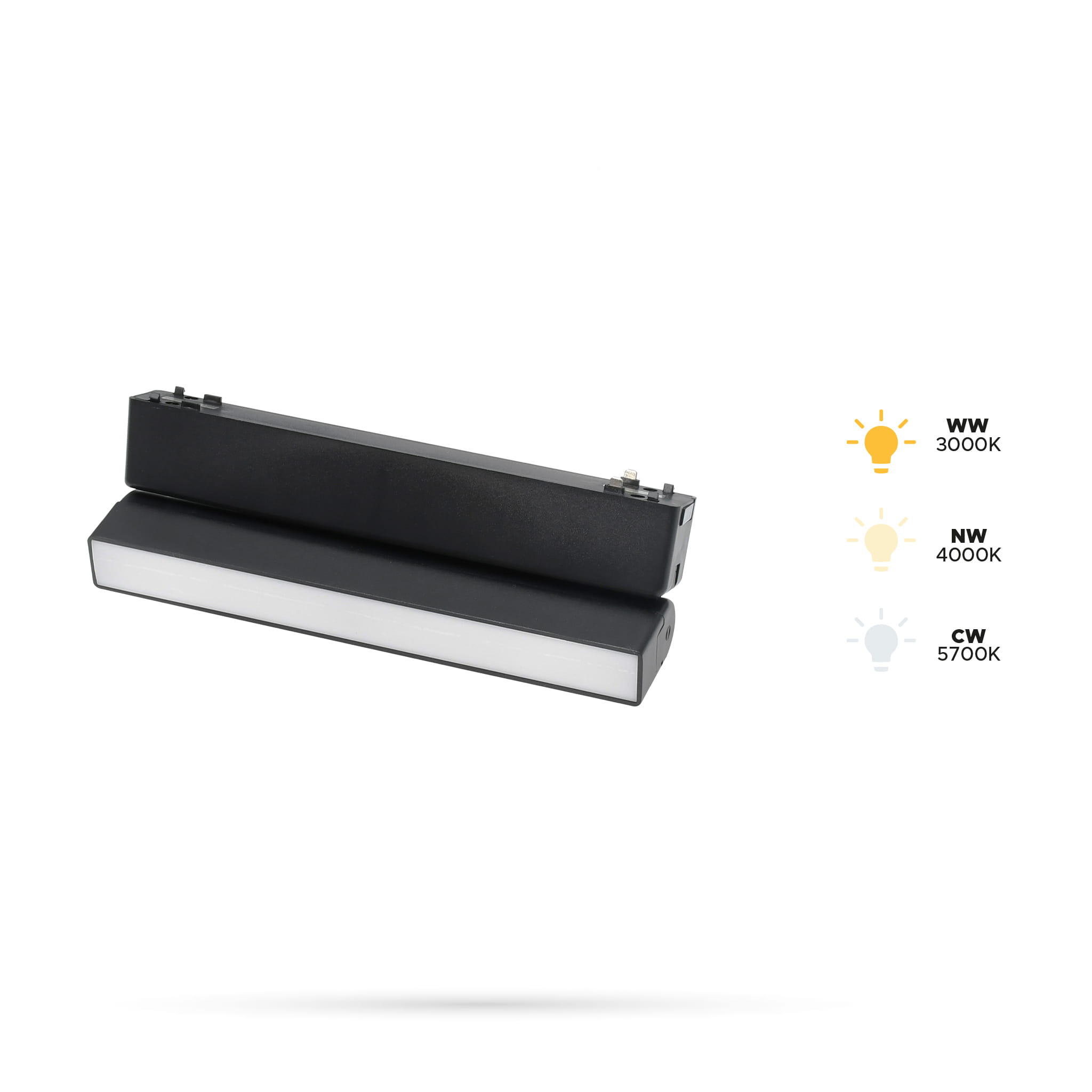 Flutlichtstrahler 10w Zf10 Linear-spotlight Für Slim Track Und Fiberflex Schienen 48vdc 3cct 3000k, 4000k, 5700k