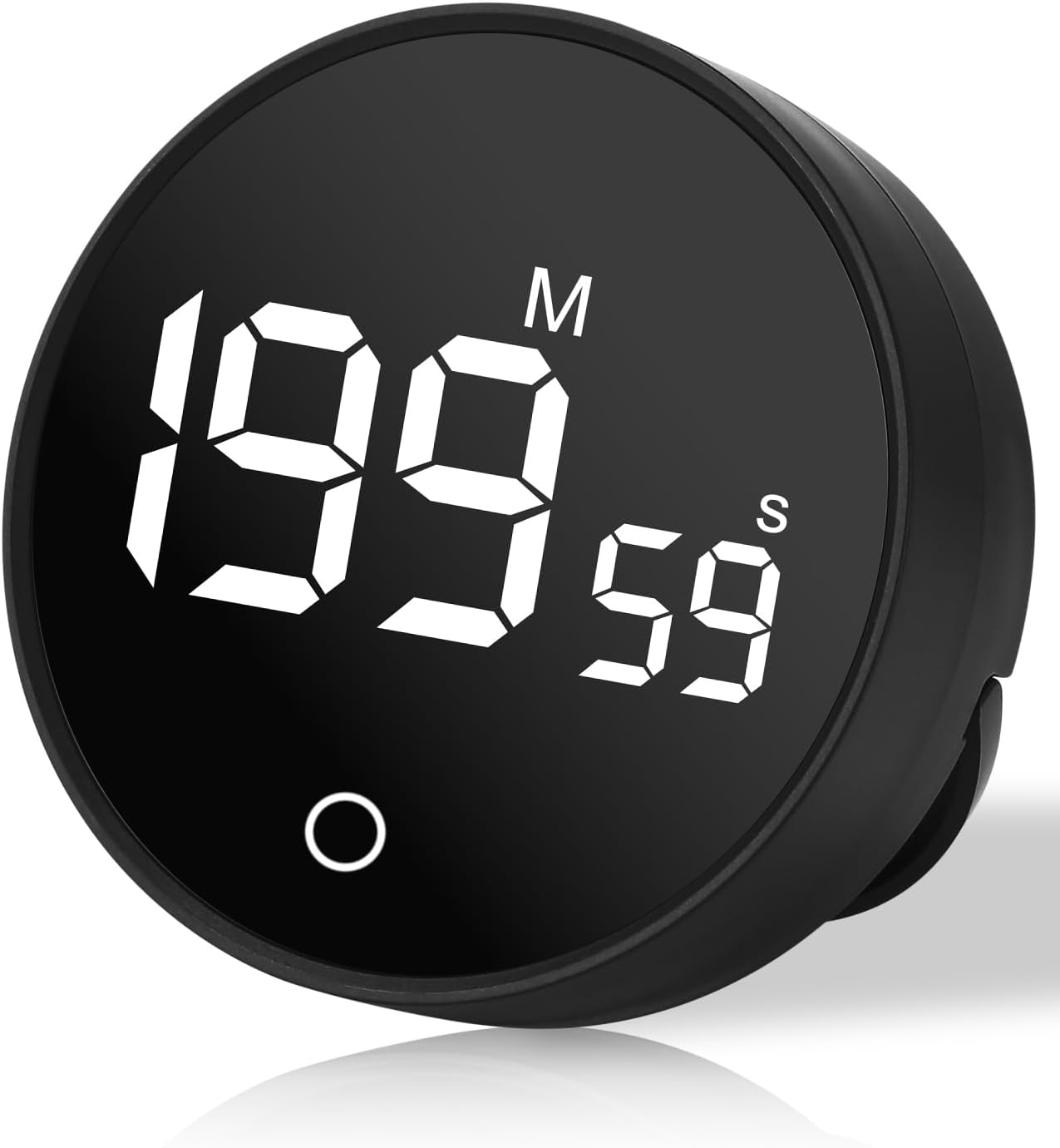 Minuteur De Cuisine Numérique Avec Écran Lcd Magnétique (f5, Noir)