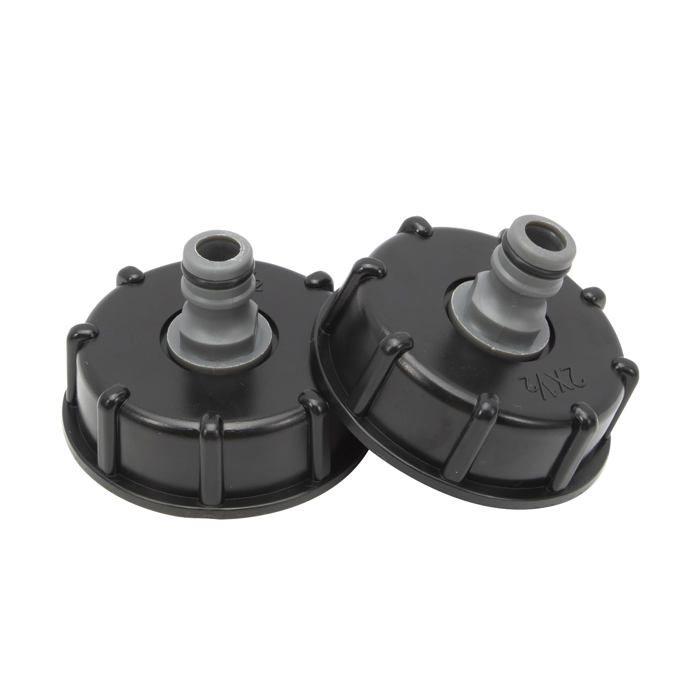 S60x6 Adapter – 2 X 1/2 Zoll (60 Mm) Ausgänge Für 1000-liter-wassertanks