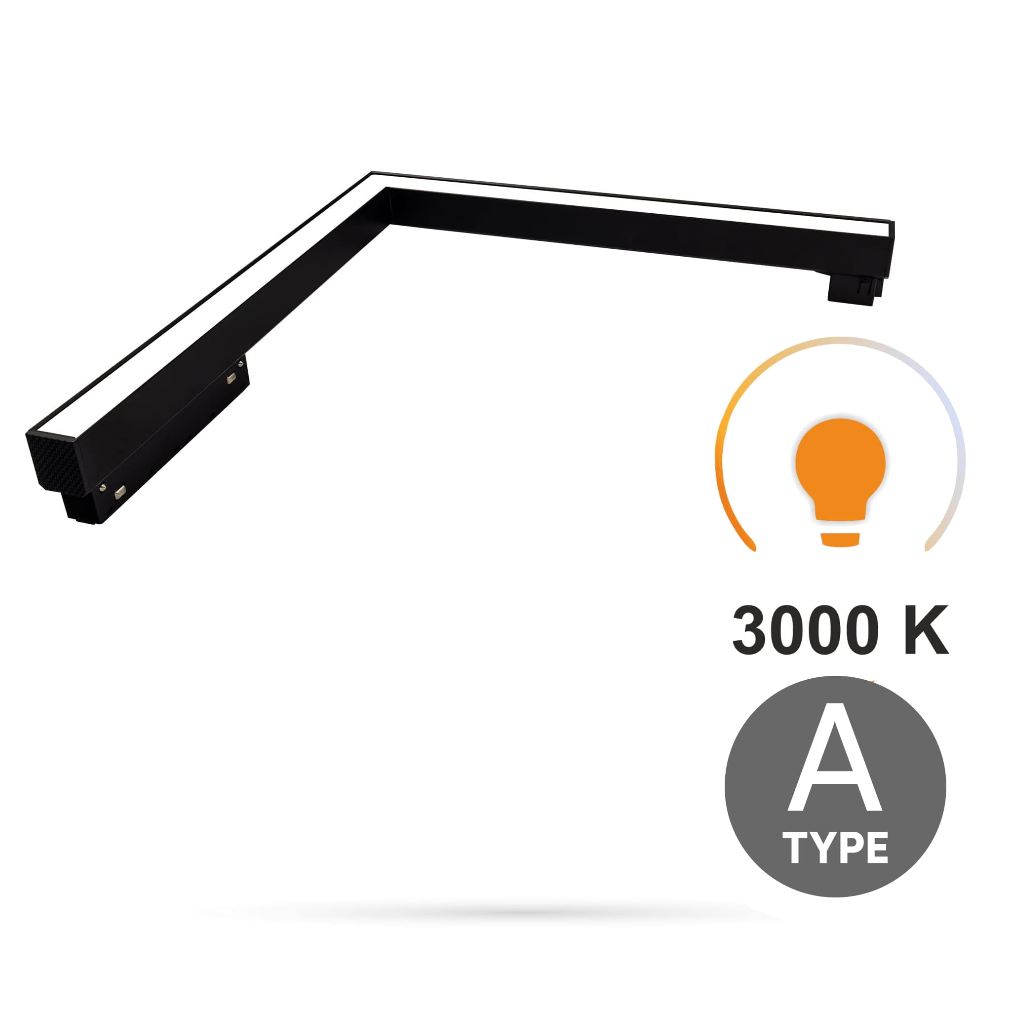 Ultron Led-linearstrahler Mit Horizontalem Abstrahlwinkel, 16 W, 3000 K, Warmweiß, Typ A, Für Smart Track Magnetschienen, 48 V Dc