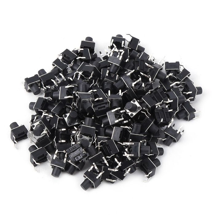100 Berührungsempfindliche Miniatur-taster, 6 X 7 Mm