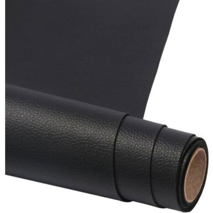 Schwarze Reparaturflickenrolle Aus Pu-leder, 50×137cm, Geeignet Für Sofas, Taschen, Jacken, Autositze Und Möbel.