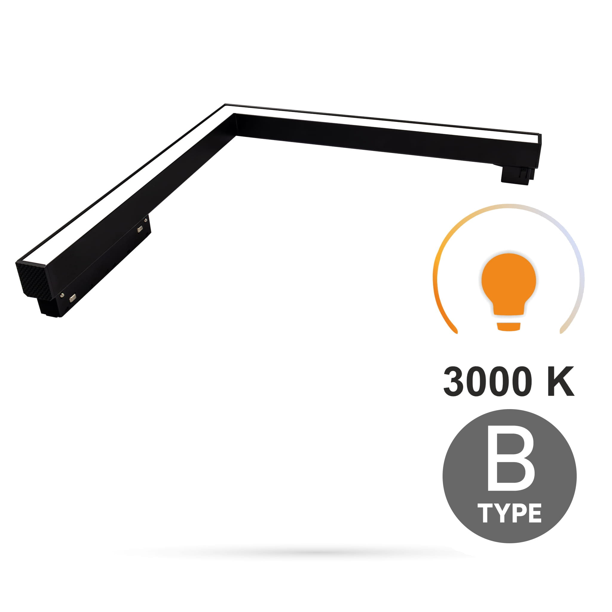 Ultron Led-horizontalstrahler, 16 W, 3000 K, Warmweiß, Typ B, Für Smart Track Magnetschienen, 48 V Dc