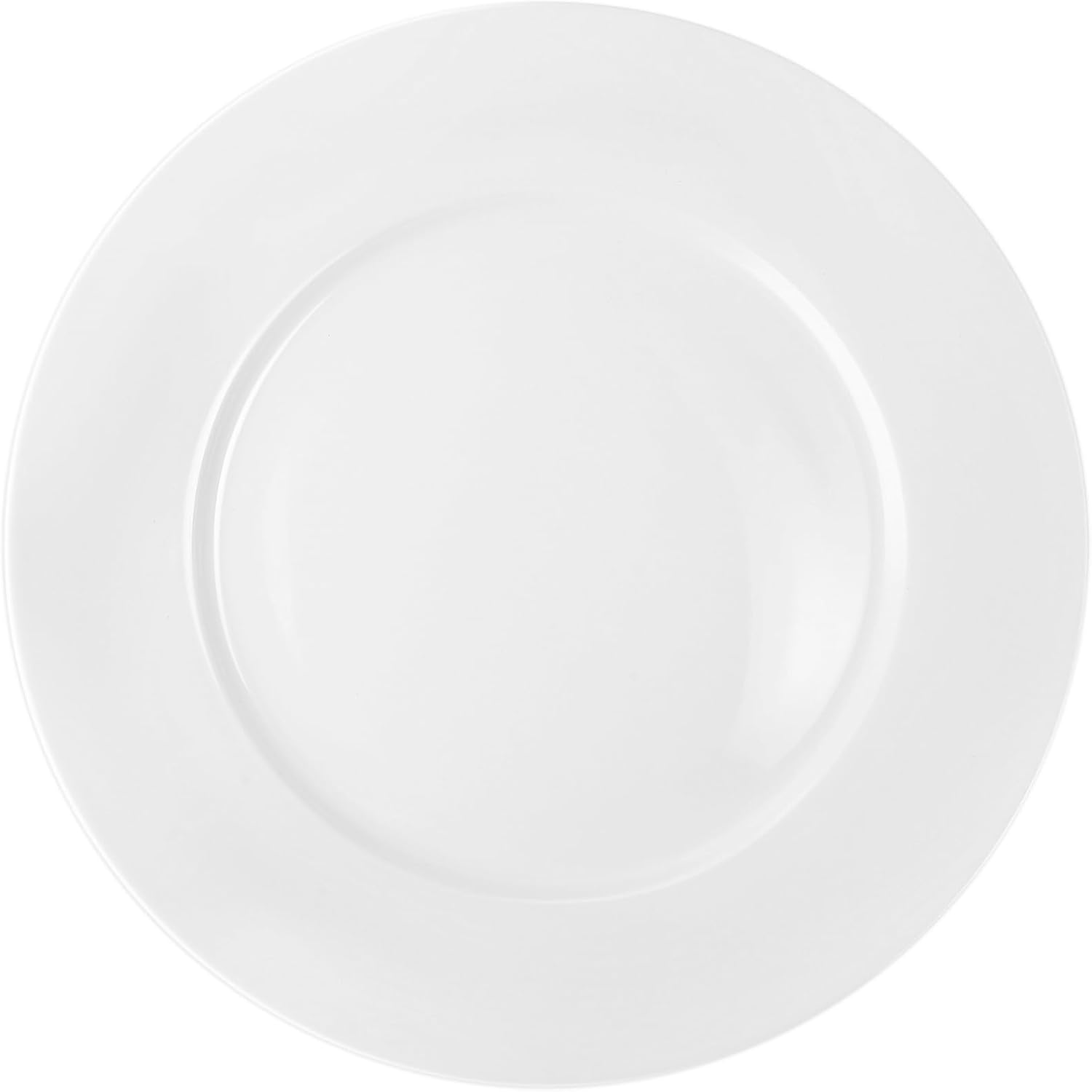 Ensemble De 6 Assiettes À Dessert, 26,6 Cm, En Porcelaine Blanche, Rondes, Pour Le Petit-déjeuner, Les Salades, Les Desserts Et Les Plats Principaux. Compatibles Micro-ondes Et Lave-vaisselle.