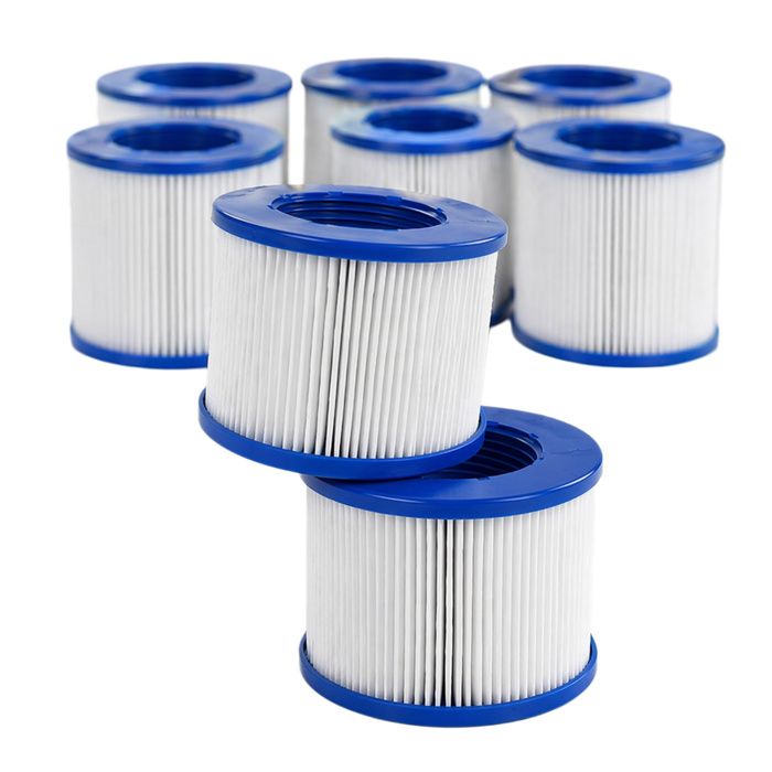 Ersatzfilterkartuschen Für Lay-z-spa Vi Poolpumpen – Reinigungsfilterkartuschen Für Poolpumpen – 8er-packung