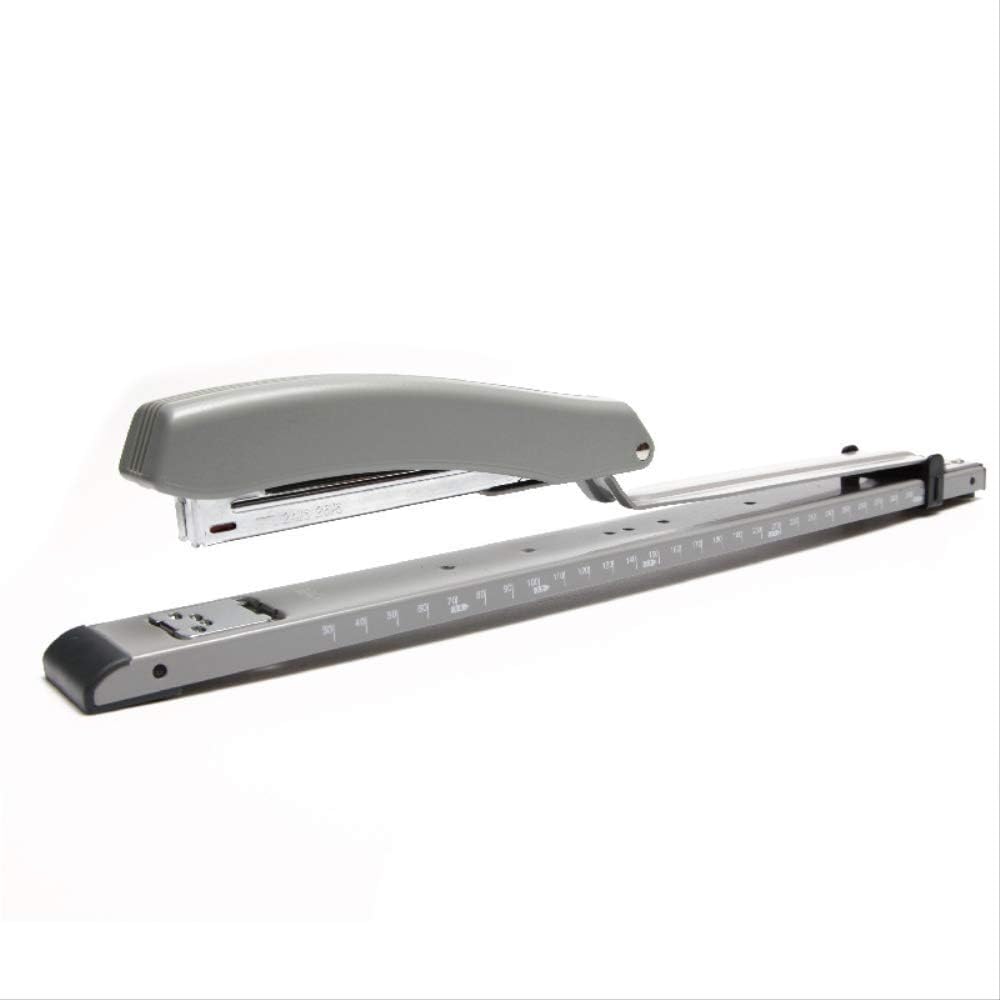 Agrafeuse À Bras Long D'Une Portée De 300 Mm Pour 20 Feuilles, Robuste, Pour La Maison, Le Bureau, La Papeterie, Les Loisirs Créatifs Et L'École, Blanche