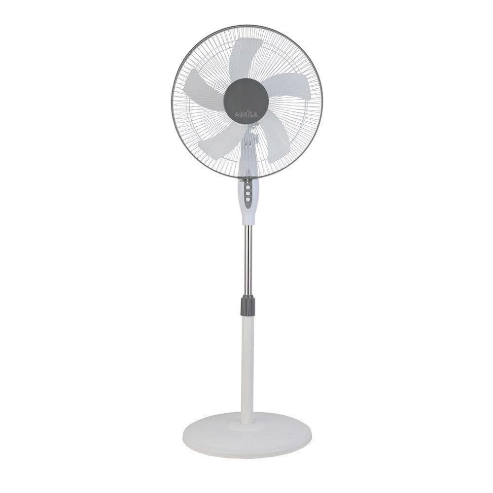 [gebraucht] Fabrilamp Akunadecor Bodenventilator De Belmonte Modell Weiß/grau 5-stufig Verstellbar Feststehend Und Drehbar