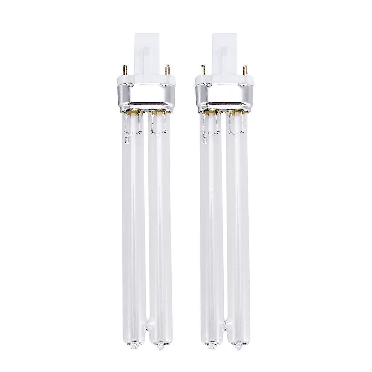 2er-pack Uv-11w-ultraviolett-desinfektionslampen Zur Aquariensterilisation (g23-sockel) - Hy