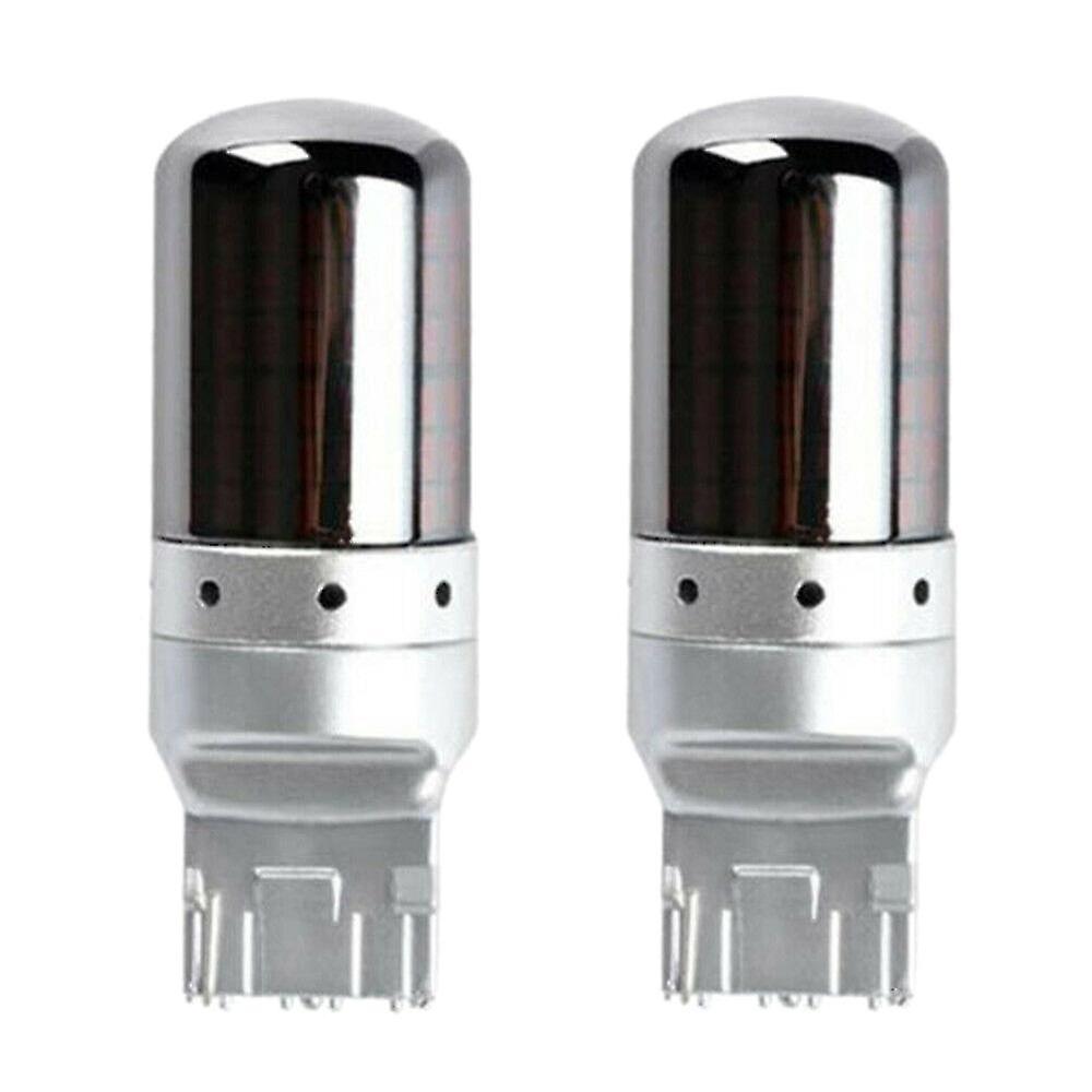 Satz Mit 2 Verchromten Led-lampen 7440 T20 144 Smd Canbus-fehlerfrei Für Blinker