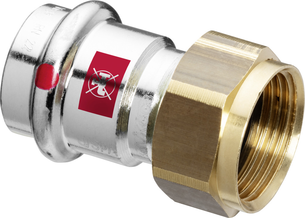 Viega Verschraubung Mit Sc Prestabo 1163 In 15mm X G1/2 Stahl Verzinkt
