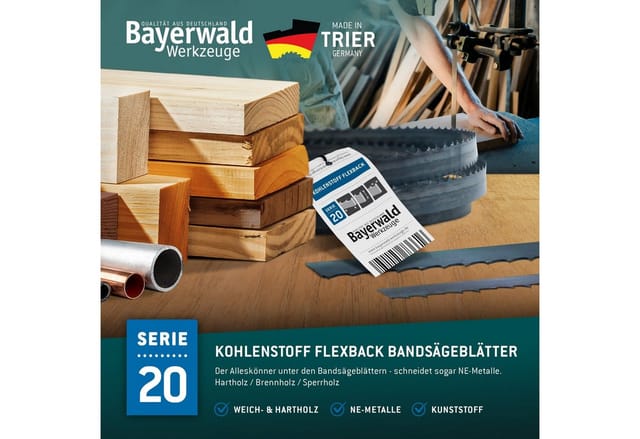 Bayerwald Werkzeuge - Bayerwald Metall Bandsägeblatt 1400 X 6 X 0.36 X 14 Zpz