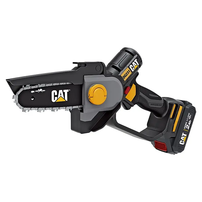 Caterpillar Einhand-Akku-Kettensäge DG231B (18 V, Ohne Akku, Schwertlänge: 12 cm)