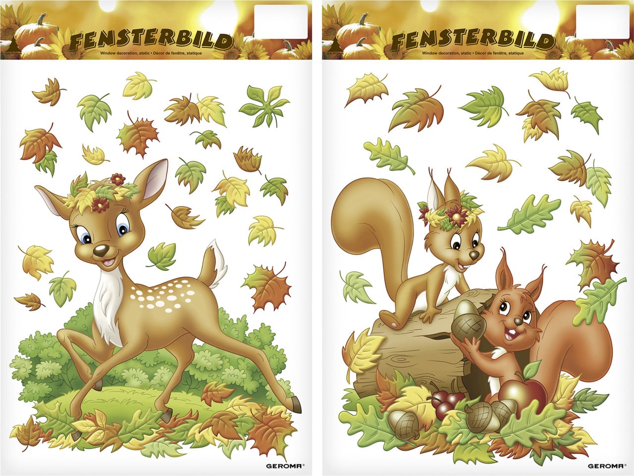 Fensterbild Herbst 21 x 32 cm