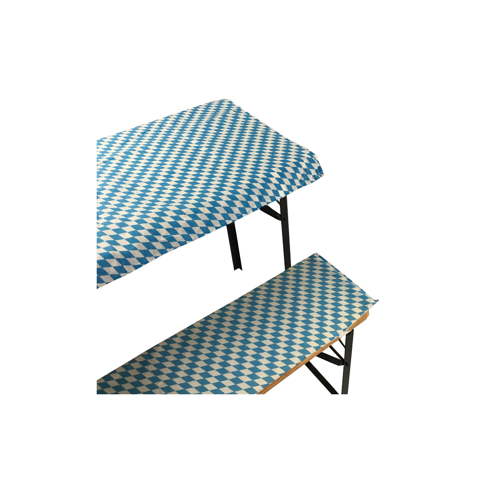 NYVI Bierbankauflagen Set 240x70cm Bayrische Raute