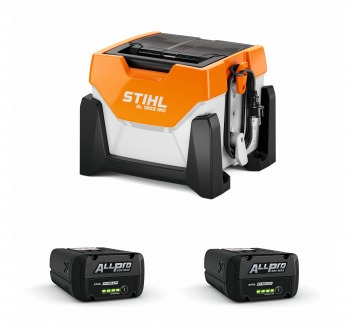 STIHL AL 1802 MO Akku Schnellladegerät + 2x AP 300.0 P Akku ALLPRO/AP-System