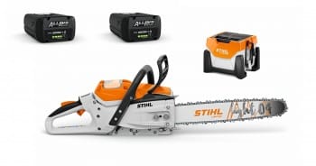 STIHL MSA 300 RS Pro, 40 cm mit 2x ALLPRO Akku AP 300.0 PC und Schnellladegerät AL1802