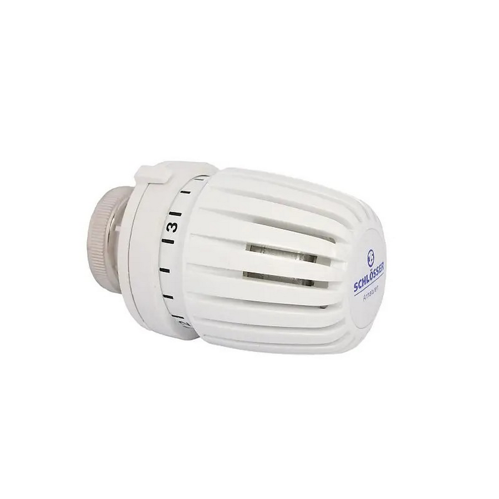 sanicomfort Eck-Thermostatventil-Set 21,3 mm (1/2") mit Thermostatkopf