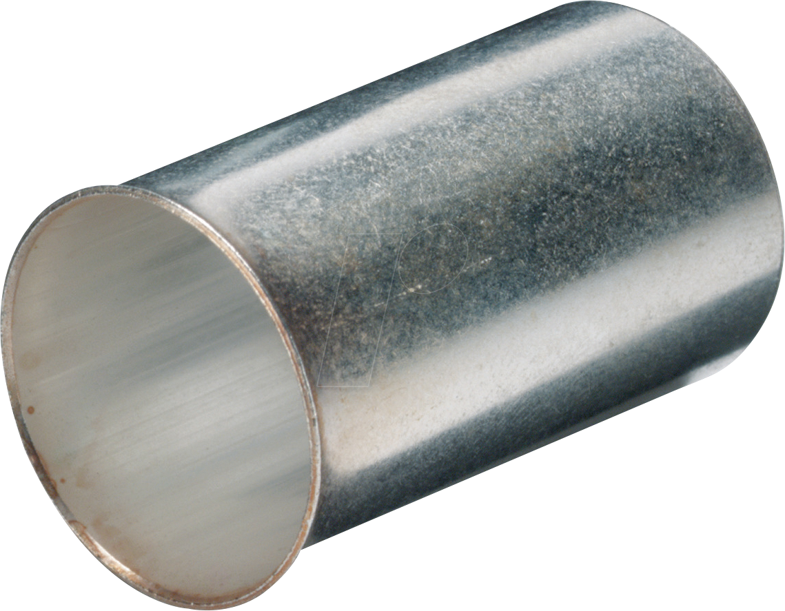 CIMCO 187426 - Aderendhülse Unisoliert 2,5 mm²/8 mm, verzinnt, 1000er Pack