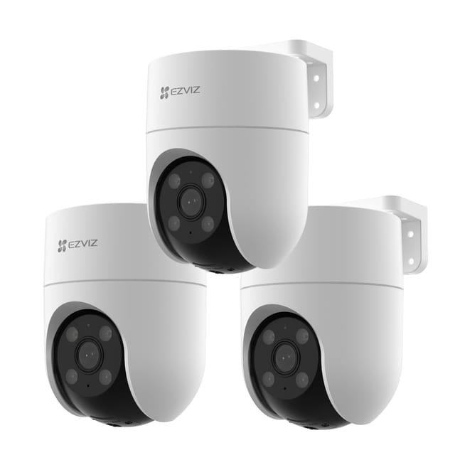 EZVIZ H8C 3MP Schwenk/Neige WLAN Kamera, 3er-Set