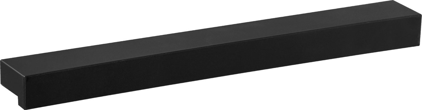 welltime Waschbeckenunterschrank Skara mit Klappe und Schubkasten, schwarze Griffe, Breite 80 cm, Höhe 55 cm Bild 2