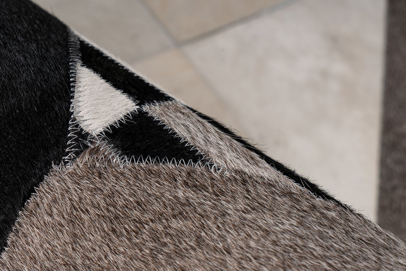 Padiro Teppich Lavin 425, rechteckig, Höhe: 8 mm, Handgenähtes und hochwertig verarbeitetes Unikat Bild 5