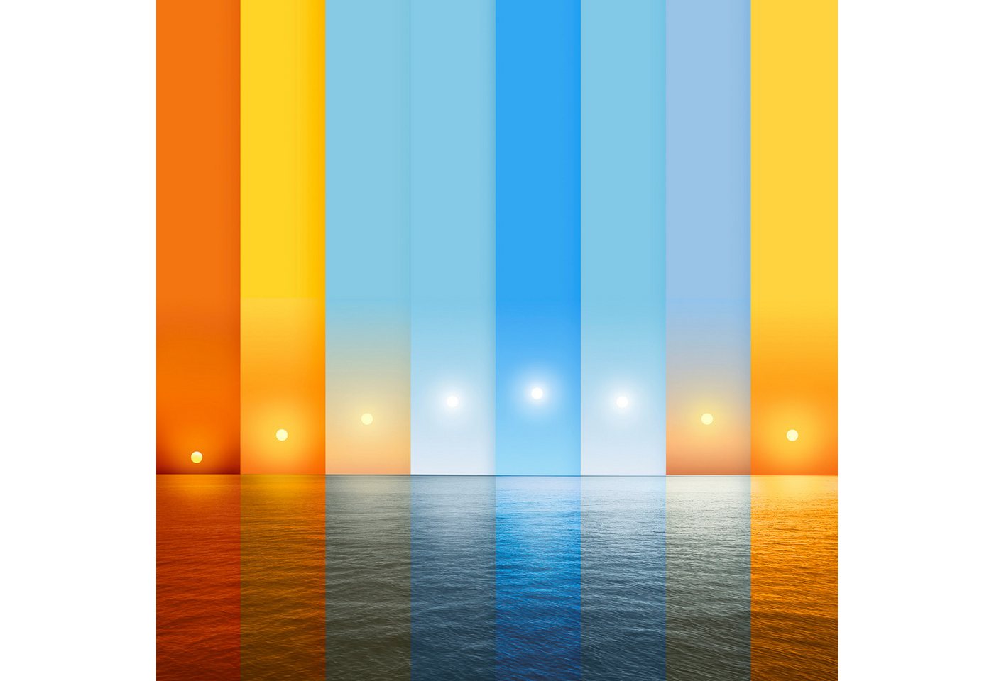 Philips Hue LED-Leuchtmittel White Ambiance 810lm smarte Lampe, E27, 4 St., Farbwechsler, Vollspektrumlicht 1000K-20000K Bild 4