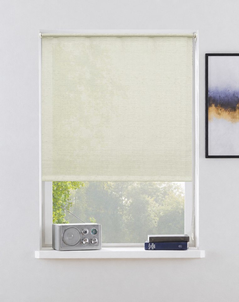 Rollo VALLERIIE, OTTO home, Lichtschutz, ohne Bohren, freihängend, Klemmfix, Trendiges Rollo mit strukturierter Oberfläche – modern - NEUHEIT! Bild 3