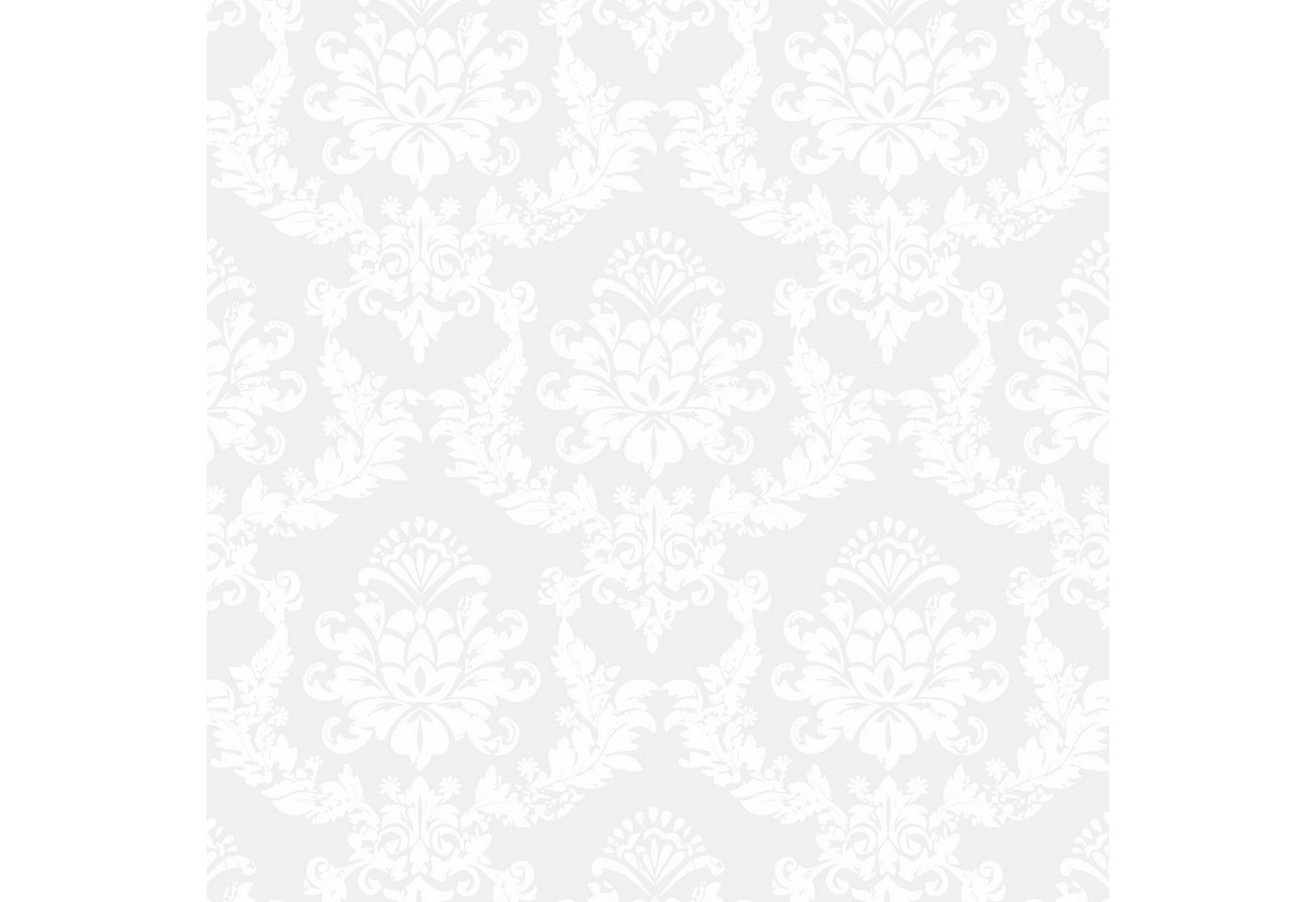 Seitenzugrollo Seitenzugrollo Design Ornament, Liedeco, transparent, ohne Bohren, freihängend, verschraubt, Lichtdurchlässig mit Sichschutz, flexibel montierbar