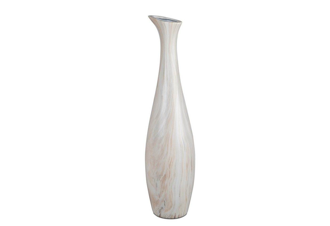 formano Bodenvase MARMOR, Höhe: 60cm, Farbe: Creme, Motiv: Marmor Bild 2
